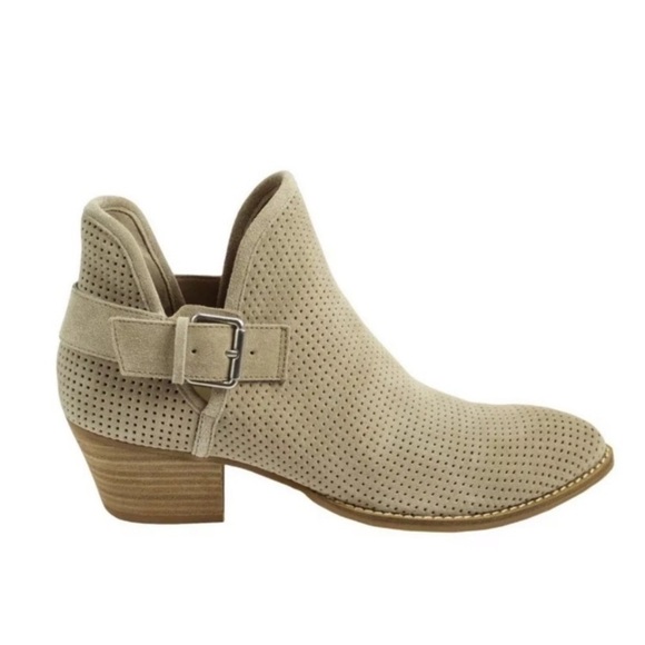 DOLCE VITA Simon Suede Perforated Booties - Picture 12 of 12